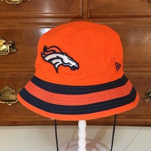 ▫️Denver Broncos New Era Orange Bucket Hat